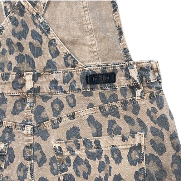 NWT! Blank NYC Catwalk Leopard Print Shortalls - Size 27 - Picture 9 of 10